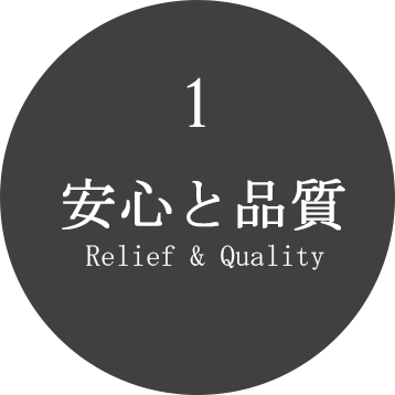 安心と品質