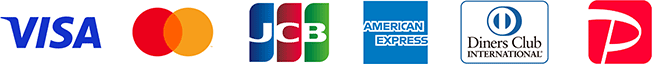 VISA Master JCB American Express Diners PayPay